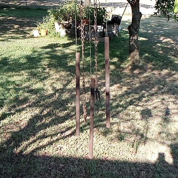 Vintage Grater Owl Wind Chime - Picture 4 of 5